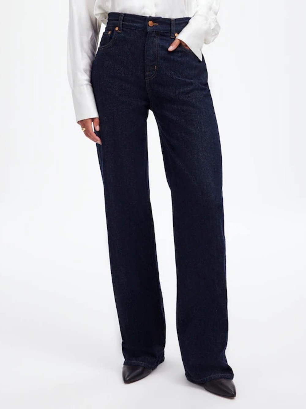 Madewell The Perfect Vintage Wide-Leg Jean: Softdrape Denim Edition NWT